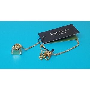 NWT Kate Spade Hit the Town Knott Bag Necklace